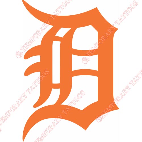 Detroit Tigers Customize Temporary Tattoos Stickers NO.1580